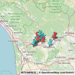 Mappa Via dei Ceccotti, 55014 Capannori LU, Italia (7.86929)
