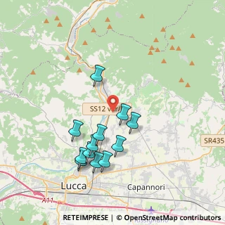 Mappa Via dei Ceccotti, 55014 Capannori LU, Italia (3.76583)
