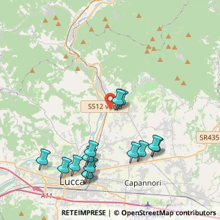Mappa Via dei Ceccotti, 55014 Capannori LU, Italia (4.92929)