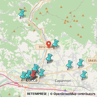 Mappa Via dei Ceccotti, 55014 Capannori LU, Italia (5.79706)