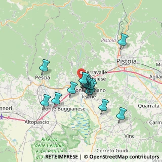 Mappa Via dei Tanelli, 51016 Montecatini Terme PT, Italia (5.67467)