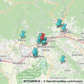 Mappa Via dei Tanelli, 51016 Montecatini Terme PT, Italia (5.82833)