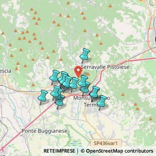 Mappa Via dei Tanelli, 51016 Montecatini Terme PT, Italia (2.91647)