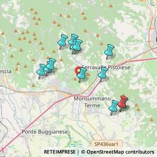 Mappa Via dei Tanelli, 51016 Montecatini Terme PT, Italia (3.73308)