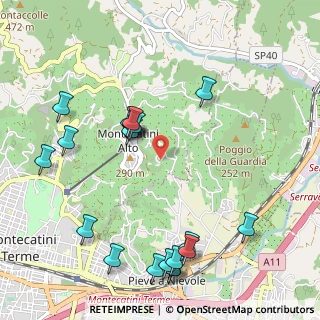 Mappa Via dei Tanelli, 51016 Montecatini Terme PT, Italia (1.2445)