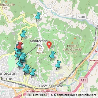 Mappa Via dei Tanelli, 51016 Montecatini Terme PT, Italia (1.4185)