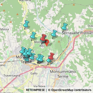 Mappa Via dei Tanelli, 51016 Montecatini Terme PT, Italia (1.787)