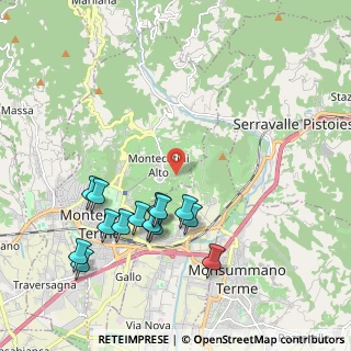 Mappa Via dei Tanelli, 51016 Montecatini Terme PT, Italia (2.19)