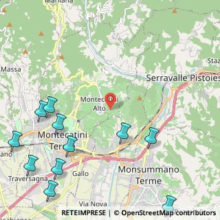 Mappa Via dei Tanelli, 51016 Montecatini Terme PT, Italia (3.23909)