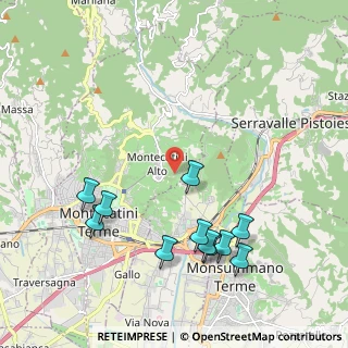 Mappa Via dei Tanelli, 51016 Montecatini Terme PT, Italia (2.32364)