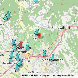 Mappa Via dei Tanelli, 51016 Montecatini Terme PT, Italia (3.33875)