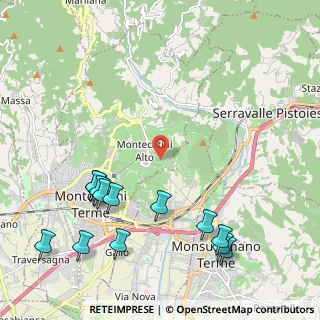 Mappa Via dei Tanelli, 51016 Montecatini Terme PT, Italia (2.72714)