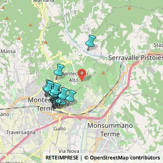 Mappa Via dei Tanelli, 51016 Montecatini Terme PT, Italia (1.9315)