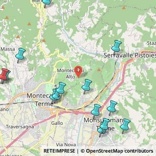 Mappa Via dei Tanelli, 51016 Montecatini Terme PT, Italia (2.99214)