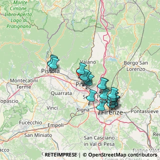 Mappa Via Montalese, 59100 Prato PO, Italia (12.4255)