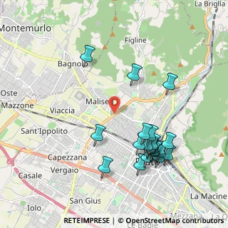 Mappa Via Montalese, 59100 Prato PO, Italia (2.1715)