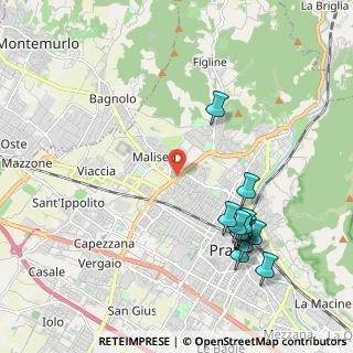 Mappa Via Montalese, 59100 Prato PO, Italia (2.36833)