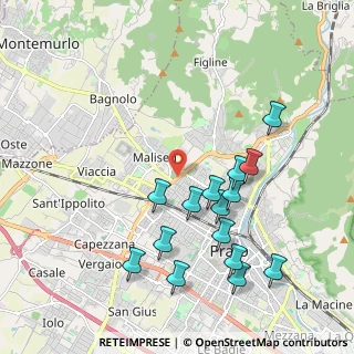 Mappa Via Montalese, 59100 Prato PO, Italia (2.13133)