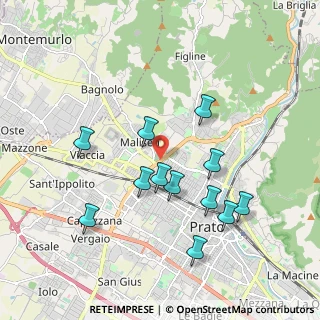 Mappa Via Montalese, 59100 Prato PO, Italia (1.8775)