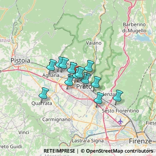 Mappa Via Montalese, 59100 Prato PO, Italia (4.69308)