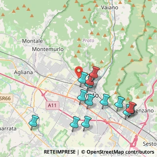 Mappa Via Montalese, 59100 Prato PO, Italia (4.56929)