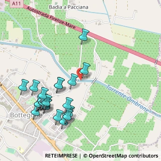 Mappa Via Casone dei Giacomelli, 51100 Bottegone PT, Italia (0.59583)