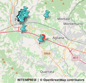 Mappa Via Casone dei Giacomelli, 51100 Bottegone PT, Italia (5.355)