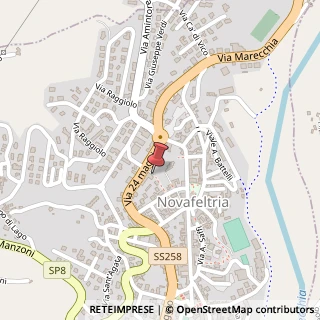 Mappa Via XXIV Maggio, 23, 47863 Novafeltria, Rimini (Emilia Romagna)