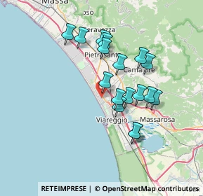 Mappa Via Vittorio Veneto, 55041 Camaiore LU, Italia (6.32176)
