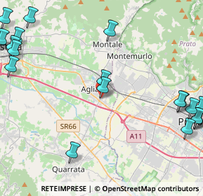 Mappa Via Ticino, 51031 Agliana PT, Italia (6.7155)