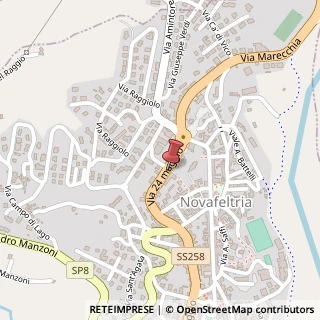 Mappa Via XXIV Maggio, 27, 47863 Novafeltria, Rimini (Emilia Romagna)