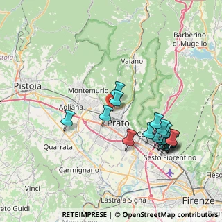Mappa Via Volturno, 59100 Prato PO, Italia (8.444)