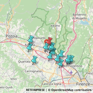 Mappa Via Volturno, 59100 Prato PO, Italia (6.46467)