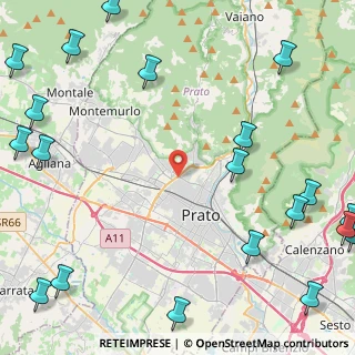 Mappa Via Volturno, 59100 Prato PO, Italia (7.3505)