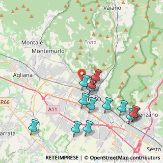 Mappa Via Volturno, 59100 Prato PO, Italia (4.50857)