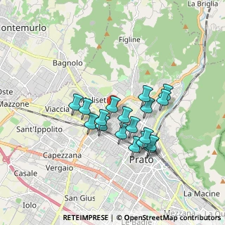 Mappa Via Volturno, 59100 Prato PO, Italia (1.45278)