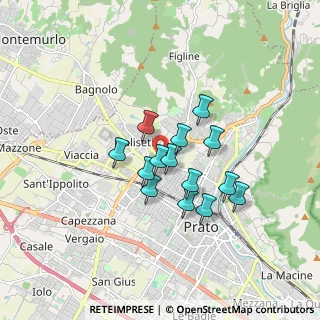 Mappa Via Volturno, 59100 Prato PO, Italia (1.29429)