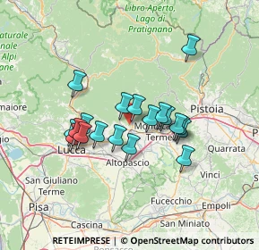 Mappa Via di Collecchio, 51017 Pescia PT, Italia (11.31421)