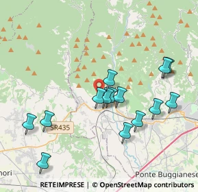 Mappa Via di Collecchio, 51017 Pescia PT, Italia (3.94143)