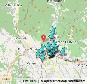 Mappa Via di Collecchio, 51017 Pescia PT, Italia (1.41056)