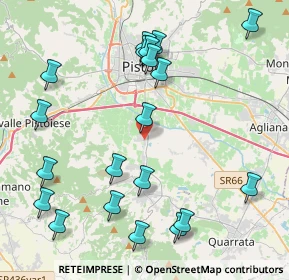Mappa Masiano, 51100 Pistoia PT, Italia (5.0045)