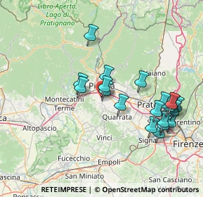 Mappa Via Vecchia Casalina, 51100 Pistoia PT, Italia (15.5985)