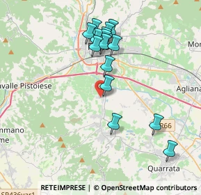 Mappa Via Vecchia Casalina, 51100 Pistoia PT, Italia (3.73067)