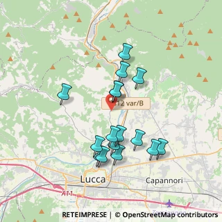 Mappa Via di Moriano, 55100 San Quirico di Moriano LU, Italia (3.43625)
