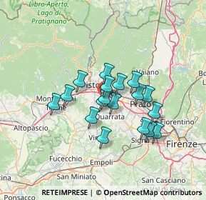 Mappa Via di Sant'Angiolo, 51100 Pistoia PT, Italia (10.52444)