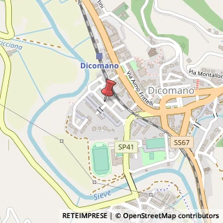 Mappa Viale Antonio Gramsci, 8, 50062 Dicomano, Firenze (Toscana)