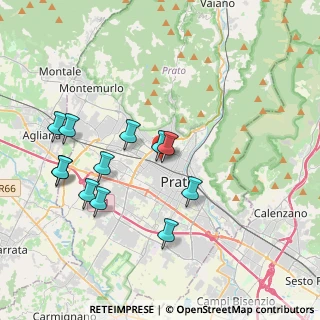 Mappa Via Arno, 59100 Prato PO, Italia (3.92833)
