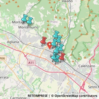 Mappa Via Arno, 59100 Prato PO, Italia (2.64364)
