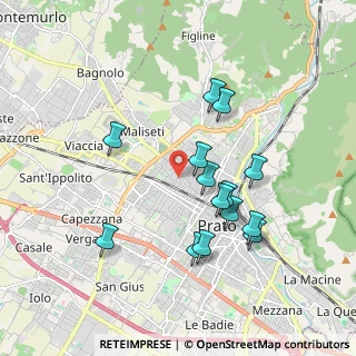 Mappa Via Arno, 59100 Prato PO, Italia (1.77857)