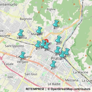 Mappa Via Arno, 59100 Prato PO, Italia (1.60417)
